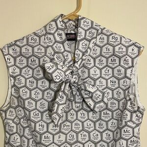 Retrolicious Periodic Table Tie-Neck Camisole